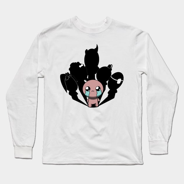 Isaac’s Shadow Long Sleeve T-Shirt by Pawful's Designs